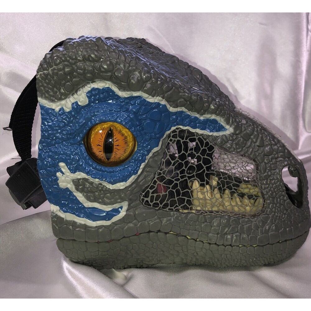 Halloween Jurassic World Dinosaur Chomp 'n Roar Mask  *Roar Sound Eyes Move*